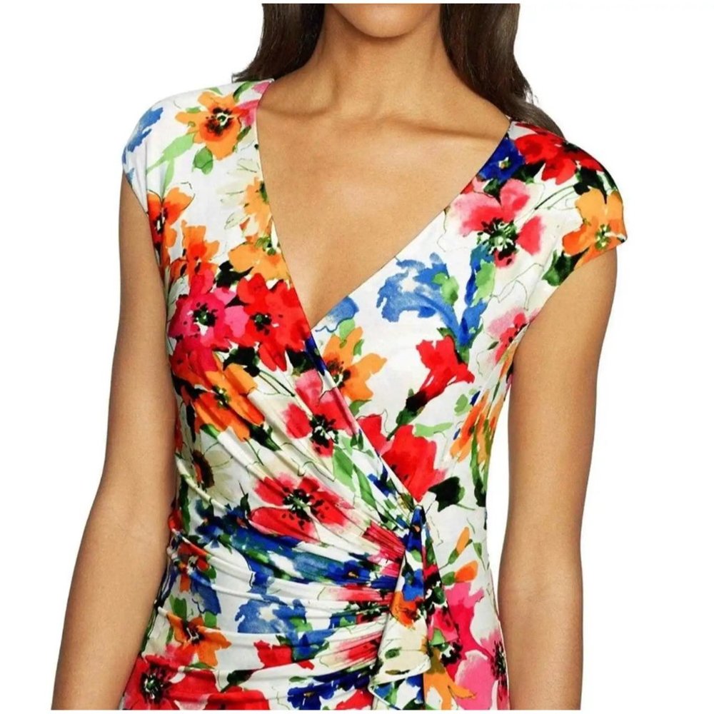 American Living Floral Print Midi Dress - Multicolor - Picture 7 of 10